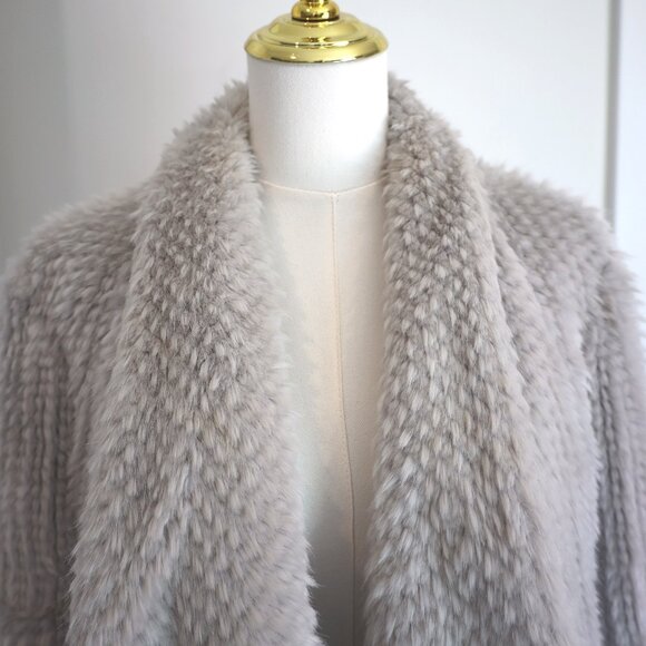 Bardot Faux Fur Waterfall Jacket - Picture 5 of 8